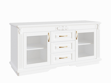 Комод Греденция Палермо (3 ящика со стеклом)