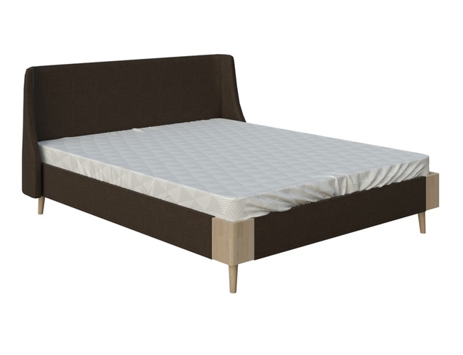 Кровать Lagom Side Soft шоколад