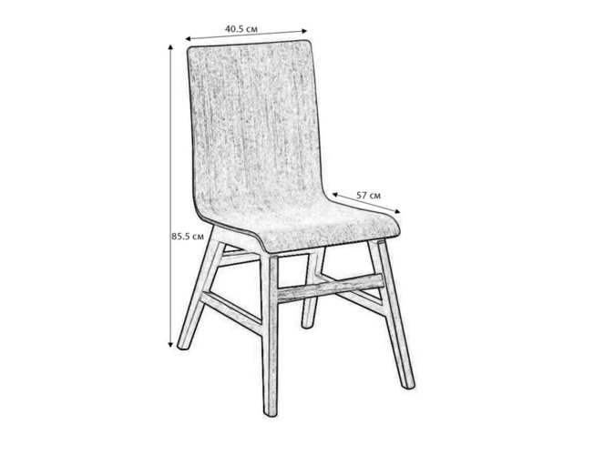 Стул Нарвик Soft Сканди Блю Арт Натур (Арт. 400010641HS)