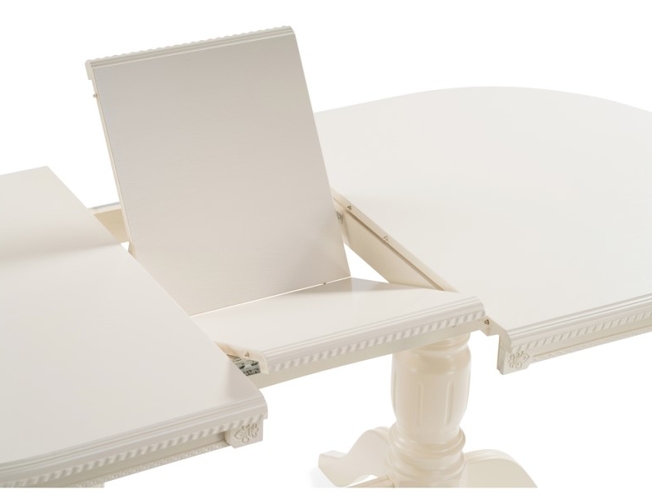 Деревянный стол Эвклаз белый (Арт.500351)