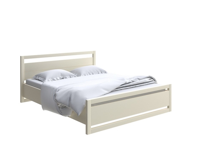 Кровать Kvebek с ПМ, сосна слоновая кость