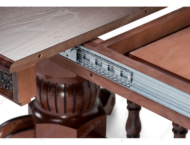 Обеденный стол Кассиль орех с коричневой патиной (Арт. 450829)