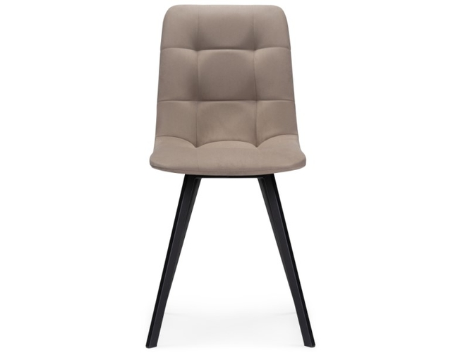 Стул на металлокаркасе Чилли черный/латте (Арт.489704)