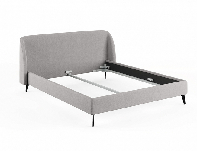 Кровать Rosa, Лофти серый