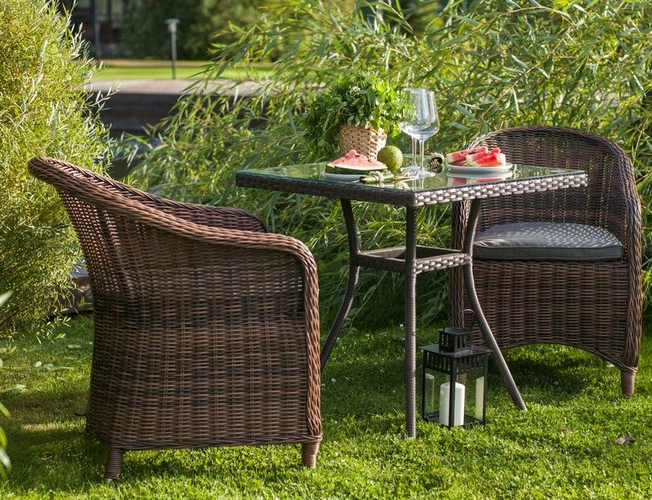 Кресло из ротанга 4SIS Равенна коричневый (Арт.YH-C1103W)