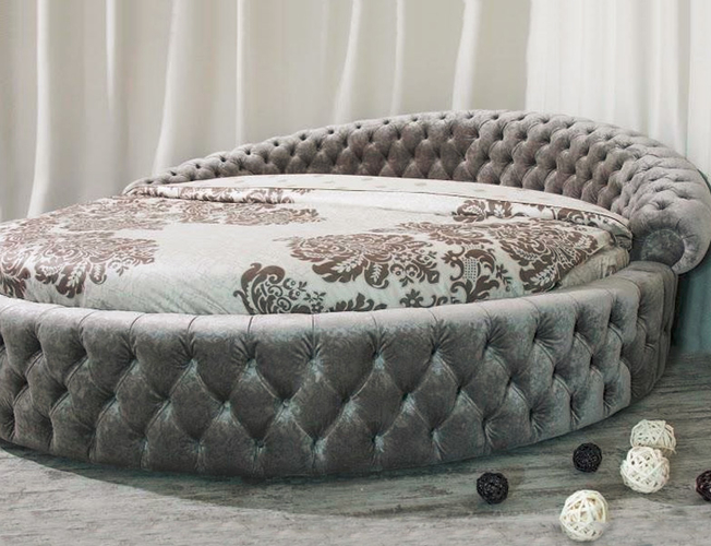 Купить круглую кровать Letti Soft Wall