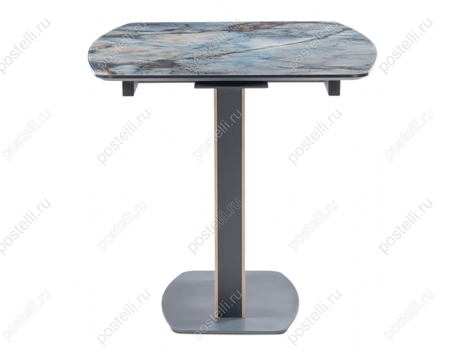 Стол на тумбе Теон магеллан/гелифакс натуральный/графит (Арт 474320)