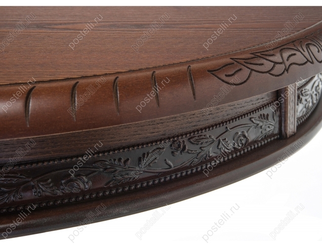 Журнальный столик Бернард орех с коричневой патиной (Арт. 406090)