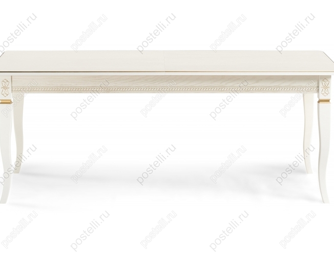Стол Балмет молочный/золото (Арт 483908)