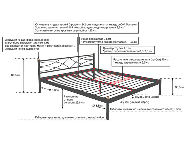 Кровать Alitte Agnet