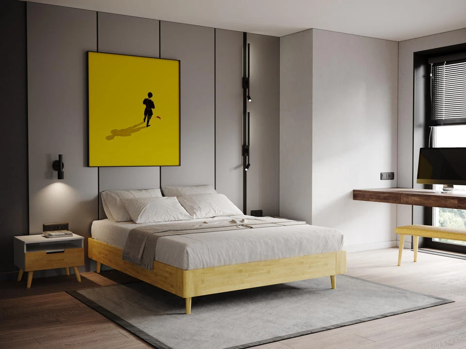 Кровать без спинки Lagom Base Wood